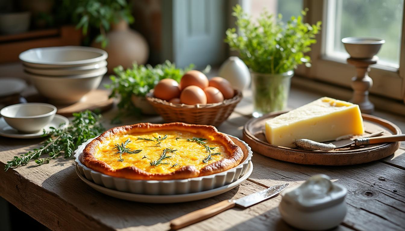 découvrez notre délicieuse recette de tarte à la tome, une préparation savoureuse qui ravira vos papilles. suivez nos astuces pour réussir à coup sûr cette spécialité fromagère, idéale pour vos repas en famille ou entre amis.