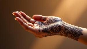 découvrez l'art ancestral du mehndi, une tradition millénaire qui embellit la peau tout en éveillant l'esprit grâce à ses motifs délicats et symboliques.
