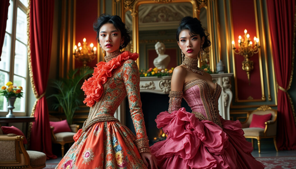 découvrez l'univers flamboyant de christian lacroix, designer visionnaire qui révolutionne la mode et la décoration avec son art unique et audacieux.