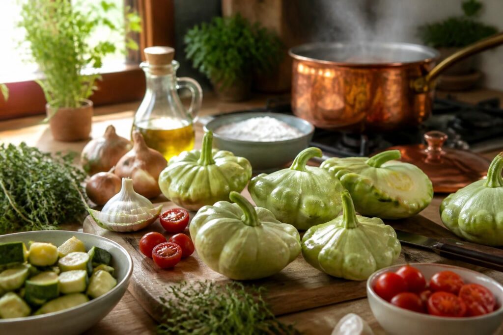 découvrez des recettes simples et savoureuses pour cuisiner le patisson, un légume d'été délicieux et original. idéal pour varier vos repas avec des idées faciles à réaliser.