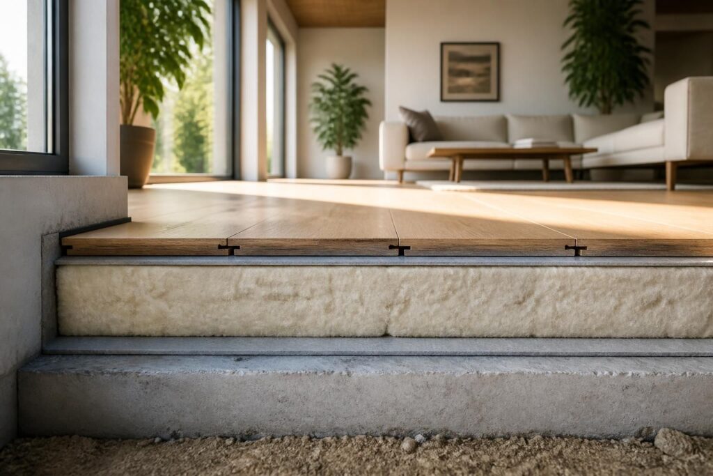 découvrez des solutions efficaces d'isolation de sol pour vos projets de rénovation et bénéficiez d'un confort thermique optimal toute l'année.