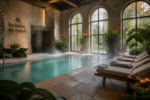 découvrez les bains du castel, un spa de bien-être situé dans un cadre d’exception offrant détente, soins revitalisants et moments de pure relaxation.