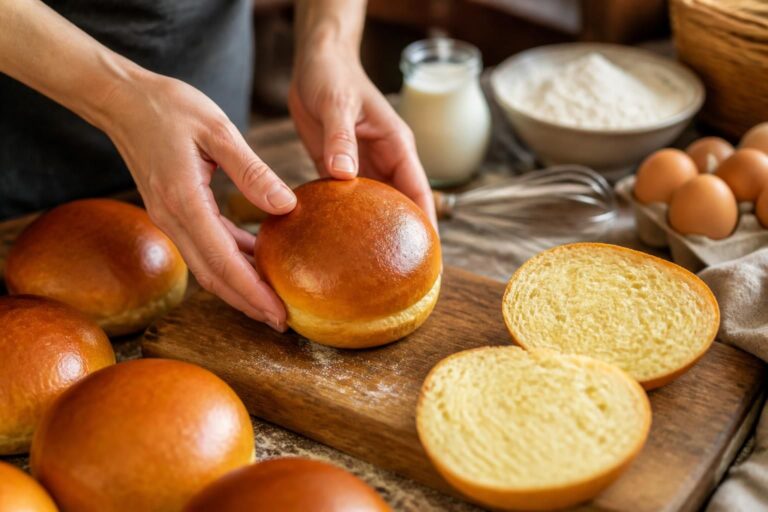 découvrez notre recette facile de pains burger briochés pour réussir des buns moelleux et maison, parfaits pour des hamburgers gourmands et savoureux.