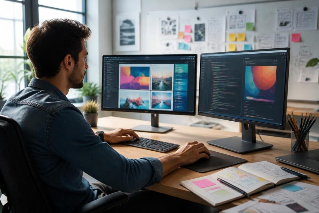 découvrez le métier de web designer, un équilibre entre créativité artistique et compétences techniques pour concevoir des sites web attractifs et fonctionnels.