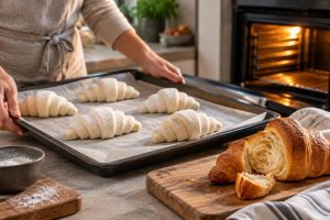 découvrez comment cuire un croissant congelé à la maison : température du four, temps de cuisson et astuces pour obtenir une pâte dorée et croustillante.
