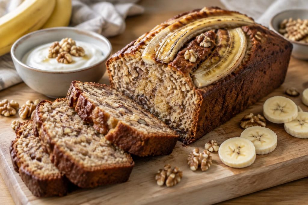 découvrez une recette de banana bread healthy, moelleux et gourmand, idéale pour un goûter sain à partager en famille.