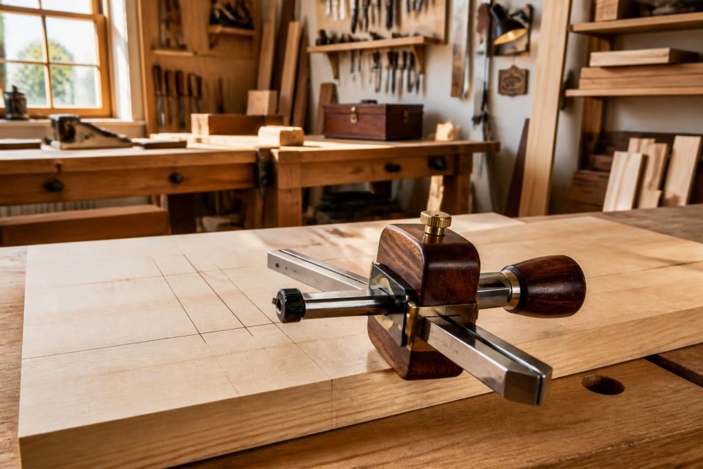 découvrez le trusquin, l'outil essentiel pour des tracés précis et fiables en menuiserie, garantissant des mesures exactes pour vos projets de bois.